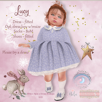 Second Life Marketplace - OUD Lucy Blue Outfit TD BB Fitted